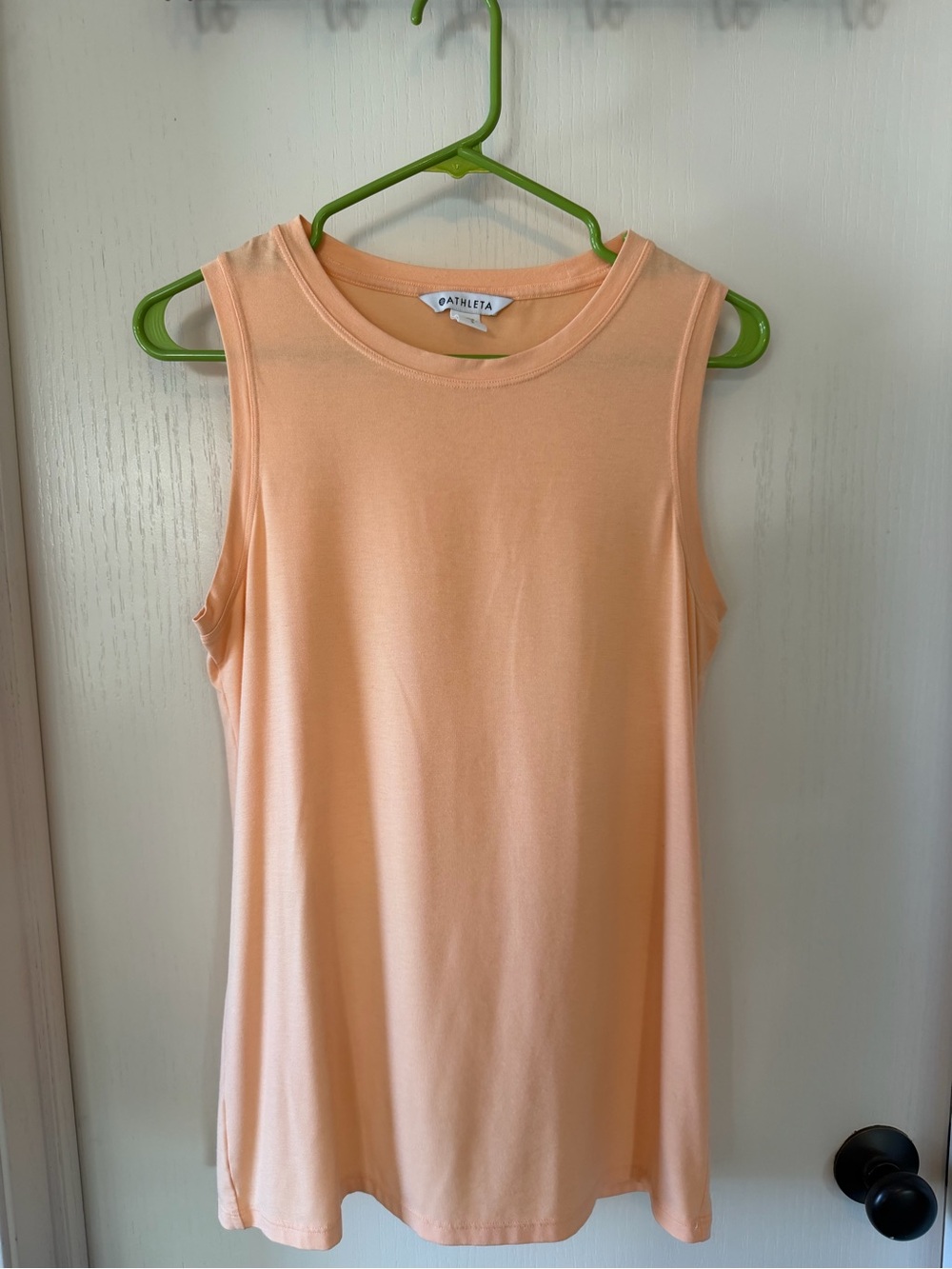 Athleta Light Peach Crewneck Tank